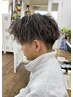 【メンズオススメNo,1】メンズカット+ツイストパーマ¥10500