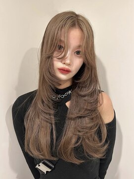 ペレ アネックス 大阪梅田茶屋町店(PELE ANNEX) くびれヘア/アプリコットオレンジ/夏のヘアアレンジ/梅田