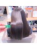 《当日予約限定》カット+艶カラー+5Gトリートメント