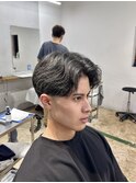 毛流れセンターパート