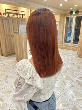 シャンティ 平岸店(Shanti) ○ノンブリーチカラー/オレンジブラウン○菅野裕太