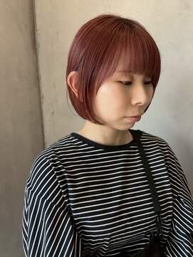ラヴィズム 長岡店(LUVISM) ◎ダブルカラー韓国ヘアー顔周りレイヤーおくれ毛ボブ長岡/宮関