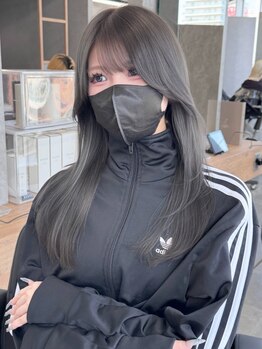 センス(SENSE.)の写真/【大通徒歩3分】小顔に魅せる顔回りカット◎人気の韓国風レイヤーもお任せ！［韓国/レイヤー/顔回り］