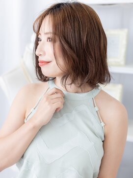 モッズヘア 越谷(mod's hair) フェイスフレーミング抜け感くびれミディアムa越谷20代30代40代