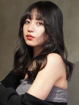 クレスアール 韓国風ロングレイヤー/黒髪ロング/顔まわりレイヤー