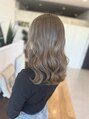 アグ ヘアー スプリング 八戸青葉店(Agu hair spring) ワンブリーチでいけるミルクティーベージュ( ´ ▽ ` )☆