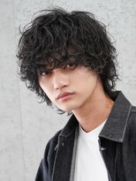 フィフス トウキョウ (fifth TOKYO)&nbsp;渋谷波巻きパーマメンズカットシャドウパーママッシュウルフ30代