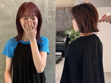 『スタッフのオススメ』open記念限定！【care color】カット＋ブリーチなしダブルカラー ￥18,000
