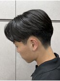 メンズセンターパートニュアンスパーマフェザーパーマ