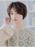 ゆるふわショート/ニュアンスパーマ/チョコレートブラウン/30代g