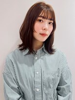 アイウィル(Ai WilL)&nbsp;ベージュカラー 顔周りレイヤー ミディアムレイヤー 20代