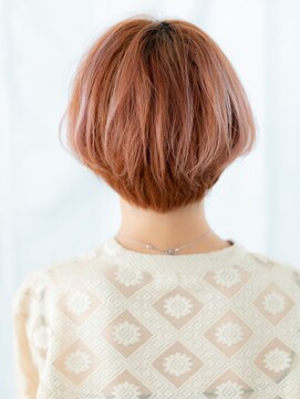 ドクターズ サロン ラブ(Dr's Salon LAB) ピンクベージュひし形ハイライト丸みボブf古河10代20代30代