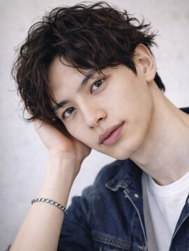 メンズヘア専門MA-IKI本厚木髪と頭皮改善サロン【4月16日　NEWOPEN（予定）】 波巻きシャドウパーマニュアンスパーマ眉カット/メイキー本厚木