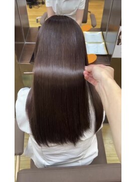 シュシュ 宜野湾店(chou chou) ワンホンレイヤー/ミルクティーブロンド/ダークブルー/宜野湾