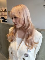 サラビューティーサイト 志免店(SARA Beauty Sight)&nbsp;【ハイトーン/ブリーチ】ホワイトブロンド/ペールピンク