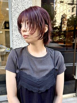 エト 梅田(eto) ボブウルフ、ピンクパープル