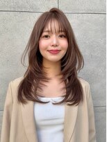 ロンドシトリン 四条烏丸(Lond citrine)&nbsp;くびれレイヤー/オリーブベージュ/顔周り/シースルー/四条烏丸