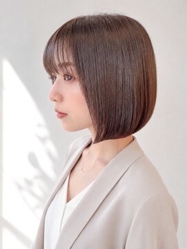 ソレア(SOLEA) 20代30代40代50代髪質改善ミルクブラウンナチュラルショート
