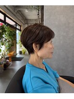 ヤソヤ(88)&nbsp;ハンサムショート/白髪ぼかし/脱白髪染め