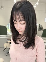 ルトワフクロマチ(Lutowa Fukuromachi)&nbsp;ダークパープル/ナチュラルショート/ミルクブラウン/夏/レイヤー