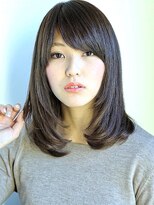 ヘアメイク フレンシア(hair make flencia) つやつや重めのセミミディアム