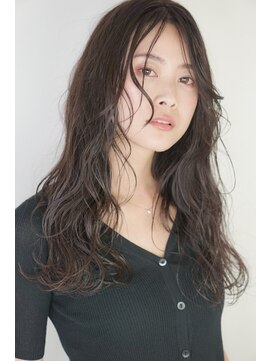 テラス 茨木(Terrace) ☆うる艶ネイビーカラー☆セミディウエーブ