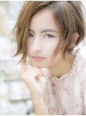 【Lond charme 濱田麻佑】大人っぽ前下がりショートボブ