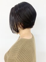 クオリス 上板橋店(QUALIS)&nbsp;30代40代★シークレットハイライト前下がりグラボブ白髪染め