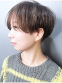 【morio池袋】20代30代大人可愛い刈り上げシースルーショート
