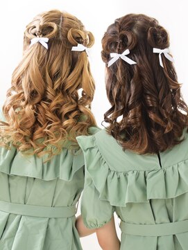 スタジオノールス(hairmake & photo STUDIO NORLUSS) ハートのハーフツイン☆コンサートヘア