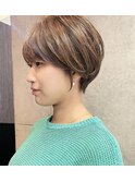 耳かけマッシュショートボブ担当カタダ【堀江・新町】