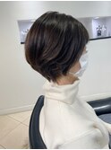 ココアベージュ☆大人可愛いショートヘア