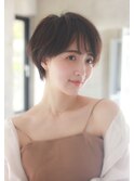 30代40代50代 小顔ひし形丸みショートヘア　【LU-CA恵比寿】