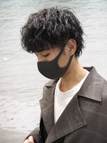 ヨシザワインク プレミアム 横浜 桜木町店(YOSHIZAWA Inc. PREMIUM)&nbsp;マスクに似合う波打ちツイストスパイラルパーママッシュウルフ