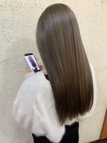 イーストハムアール(EAST HAM r)&nbsp;透明感グレージュ×艶髪ストレート