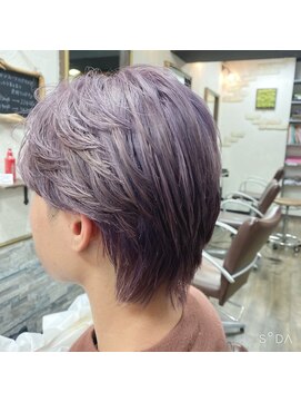 ヘアーズ ベリー 阪神御影店(hairs BERRY) パープル