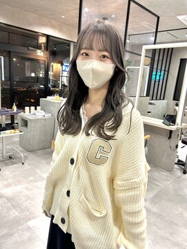 ムードタテマチ(mood tatemati) モノトーングレージュ×韓国風ミディアム