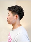 刈り上げスパイラルパーマ