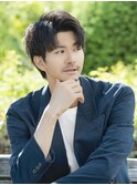 爽やか×ワイルド　メンズショート束感短髪メンズパーマ
