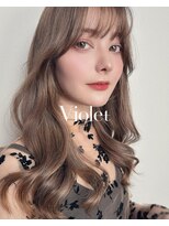 バイオレット 表参道店(Violet)&nbsp;韓国大人ガーリーレイヤーカットチョコレートブラウンカラー