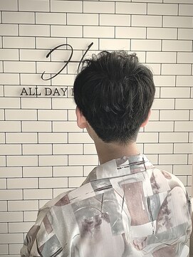 オールデイハローズ(ALL DAY HELLO'S) ３０代大人カジュアルモテショート【河原町】ビジネスパーマ