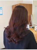#こて巻き風/#デジタルパーマ/#ロング/#トリートメント/#カット