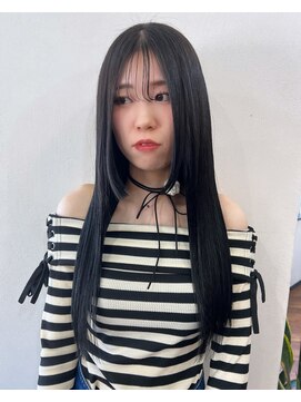 リコバイアフロート(riko by afloat) 姫カット/グレージュカラー/地毛風カラー