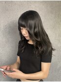 レイヤーカット/韓国風巻き髪/顔まわりカット