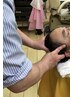 カット＋頭皮クレンジング＋頭皮パック＋シェービング　5600→5300
