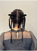 個性的なツインアレンジ