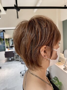 サラジュ 梅田店(SARAJU) saraju サブリ　ショートレイヤー　ポイントパーマ