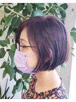 ミリ 国分寺(Mili)&nbsp;レイヤーボブ&バイオレットブラウンカラー