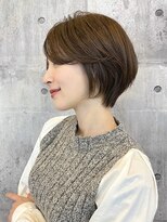 アイスバーグ(eyesburg)&nbsp;20代30代ミニボブココアブラウン小顔美肌ストレート丸み