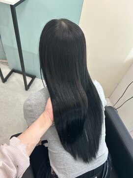 マーシュ 梅田(marshu) Blue black/髪質改善ストレート♪